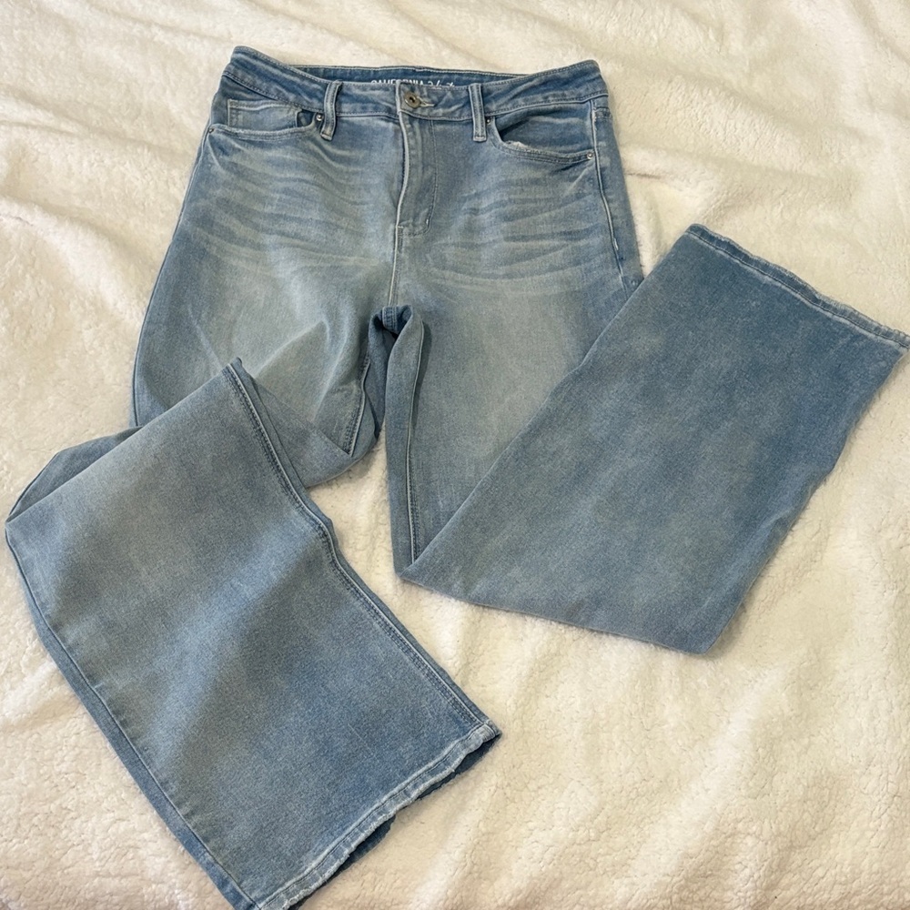 California Vintage size 11 / 30 soft wide leg jeans